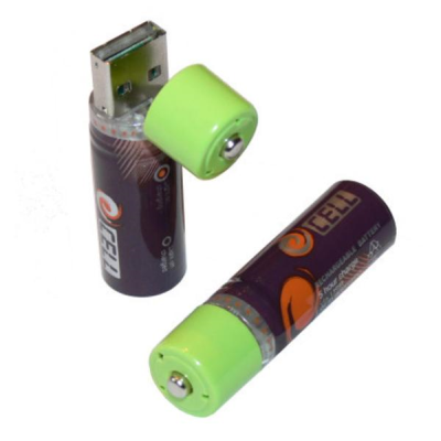 Pile rechargeable via USB