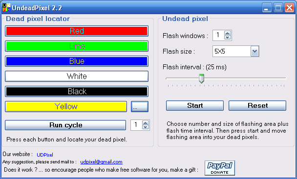 comment reparer pixel mort