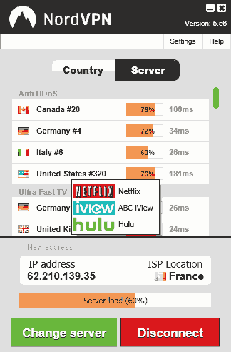 nordvpn router list