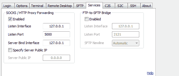 Bound interface